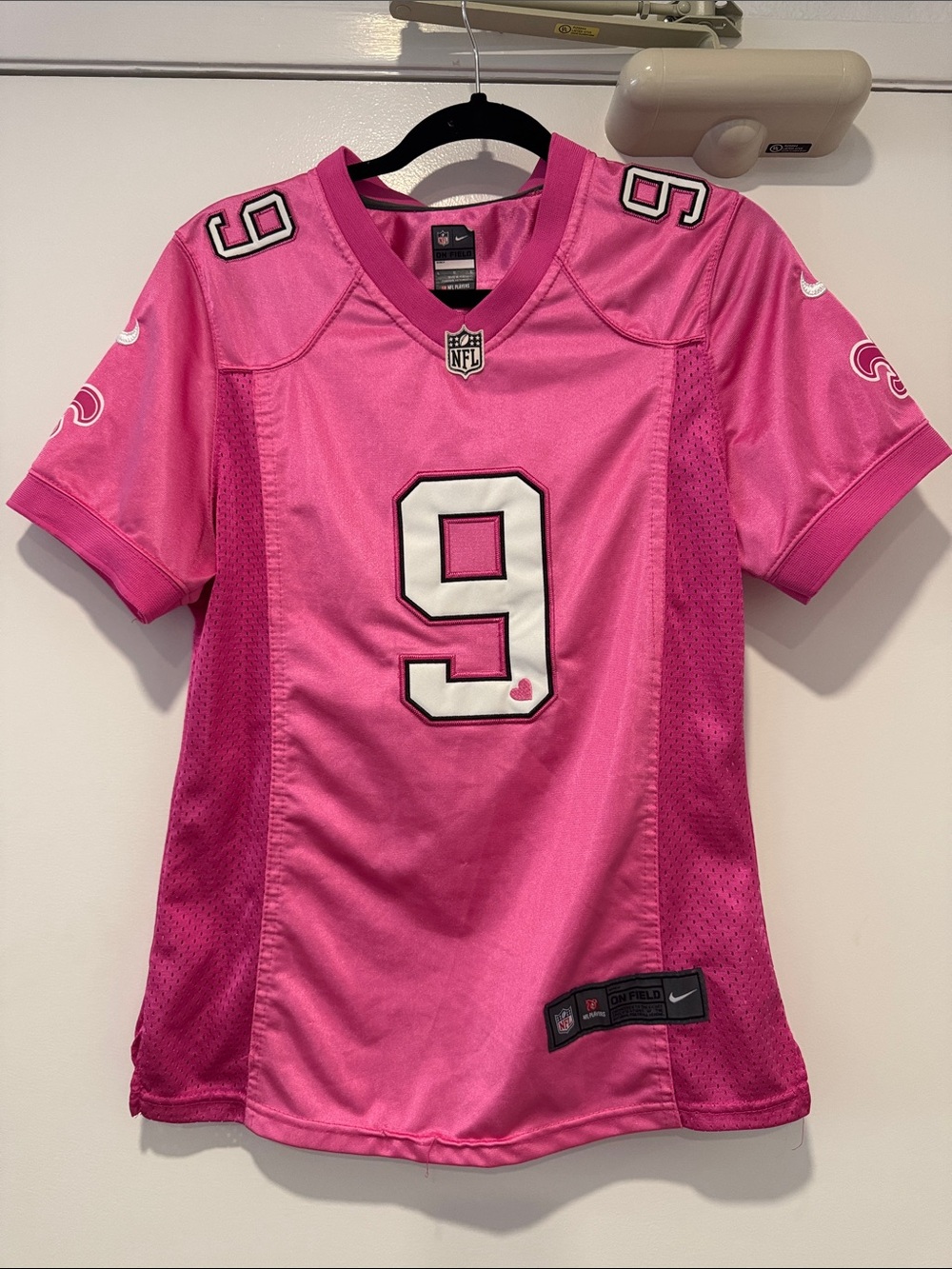 Nike Nee Orleans Saints Brees Breast Cancer Jersey